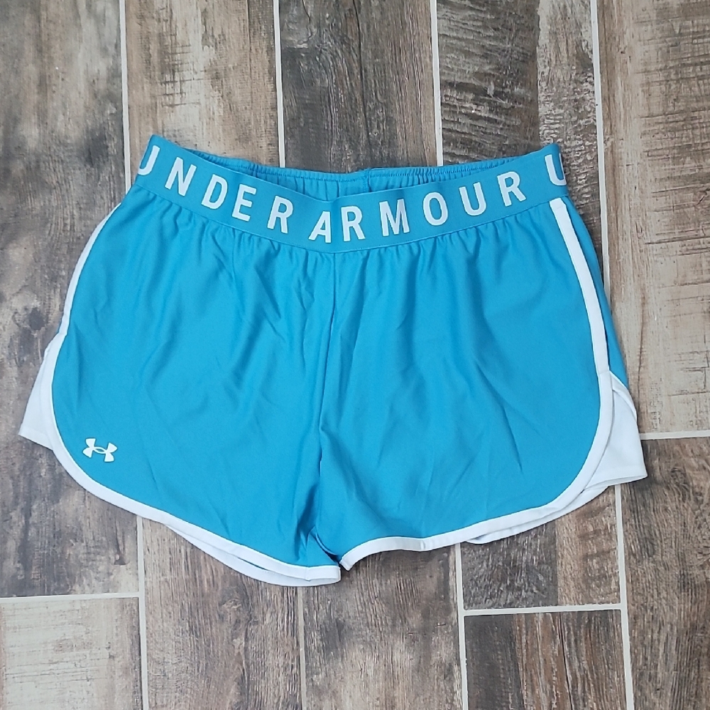 Under Armour Women's Teal Athletic Shorts